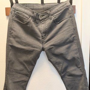 Men's Levi 511 Slim Fit Stretch Gray Jeans W34 L32